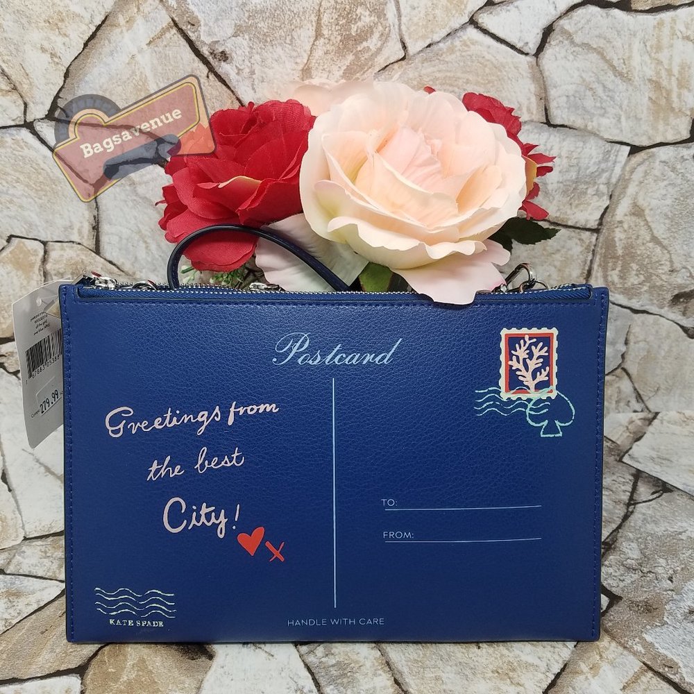 Off The Grid River Blue Postcard Kate Spade Bag
